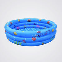 Tropical Theme Paddling Pool Blue