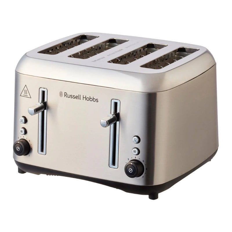 Russell Hobbs Addison Toaster & Montana Kettle Combo – Brushed Stainless Steel