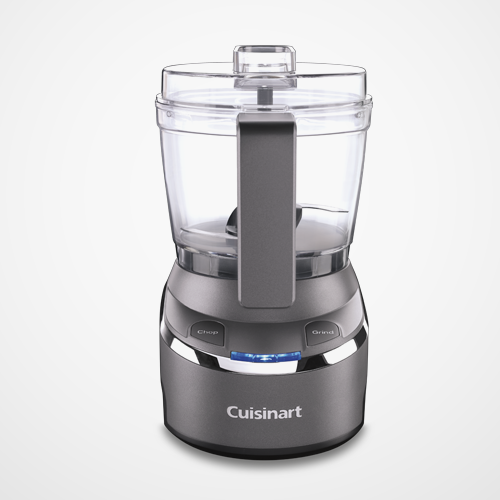 Cuisinart food processor on a white background