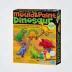 Box of 'Glow-in-the-Dark Mould & Paint Dinosaur' kit by 4M on a white background
