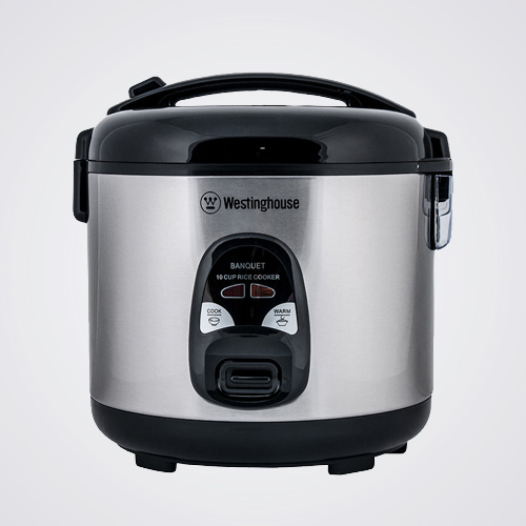 Westinghouse Stainless steel and Black Rice cooker 