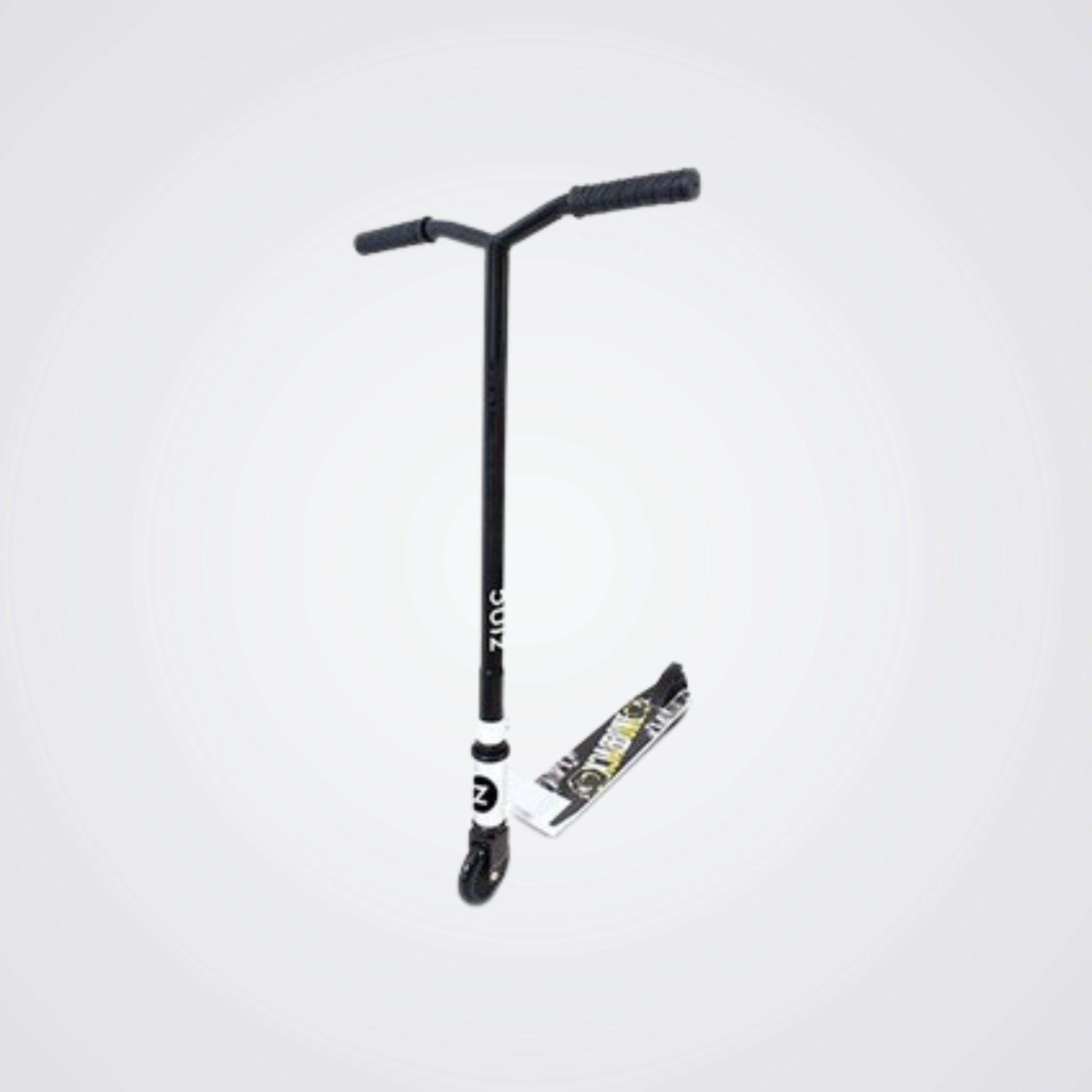 Zinc White and Black Scooter