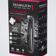 Remington multi grooming kit packaging on a white background