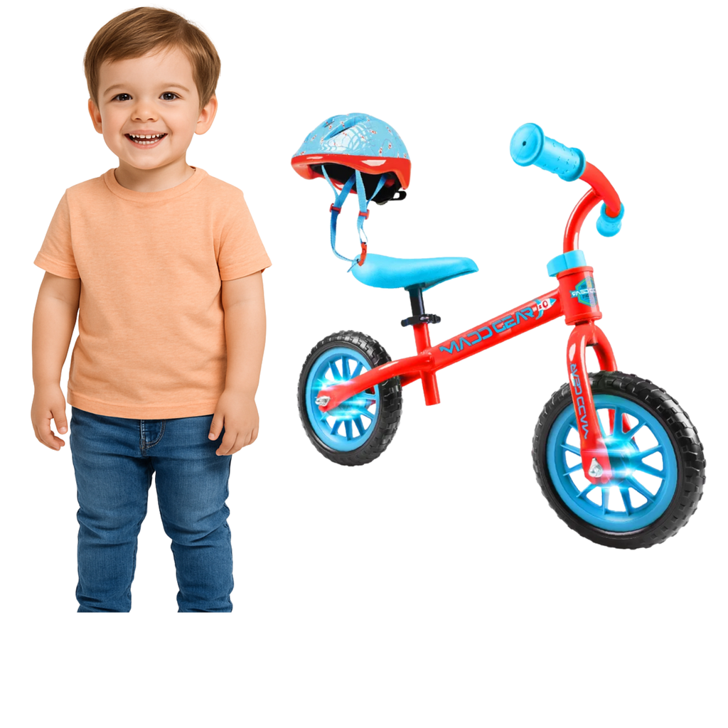 Madd Gear Balance Bike & Helmet Set