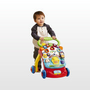 Toddler walking with the VTech First Steps Baby Walker